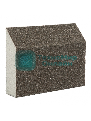 Губка для шлифования Matrix, 120 х 90 х 25 мм, трапеция, мягкая, P 100