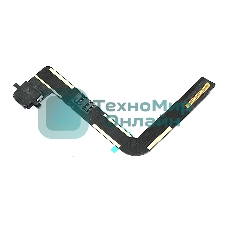 Шлейф c разъемом зарядки для Apple iPad Air, iPad 5 2017, iPad 6 2018 черный