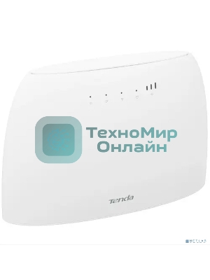 Роутер Tenda 4G03 4G LTE wiFi, 300 Мбит/с, поддержка TR069, слот для SIM-карт