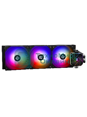 Система жидкостного охлаждения Thermalright Aqua Elite 360 V3 ARGB Soc-AM5/AM4/1151/1200/2066/1700 черный 4-pin 25.6dB Al Ret (A-ELITE-BL-360-ARGB-V3)