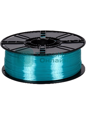 Пластик для принтера 3D Cactus CS-3D-PLA-1KG-S-CYAN PLA SILK d1.75мм 1кг L326м 1цв.