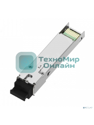 Модуль NTSS SFP, 1,25Гбит/с, разъем SC, рабочая длина волны 1310/1550нм, SM, WDM, дальность до 20км, ОБ 14дБ, DDM NTSS-SFP-1.25G-35-20SD