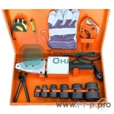 Сварочное оборудование, Инверторы PATRIOT PW 205 170302010 Аппарат для сварки пластиковых труб PATRIOT, 2000W, 6 насадок, резак для труб, перчатки, рулетка, кейс металл.