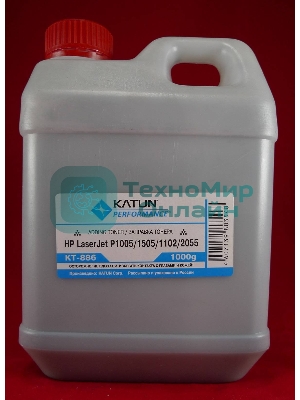 Тонер HP LJ P1005/1505/1566/1606/1102/2035/2055/Canon LBP-3010/3250 Universal (кан., 1кг.) Katun фас России
