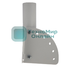 Кронштейн для консольного светильника Rexant КР-3.1 накладного монтажа или под бандажную ленту с переменным углом серый (сталь 2 мм, 230х150х150, Ø 51)