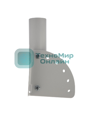 Кронштейн для консольного светильника Rexant КР-3.1 накладного монтажа или под бандажную ленту с переменным углом серый (сталь 2 мм, 230х150х150, Ø 51)