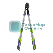 Сучкорез с наковальней Palisad 540-705 мм, телескопические стальные обрезиненные рукоятки