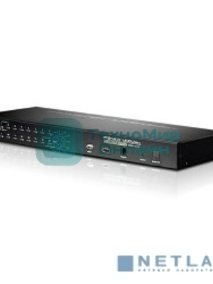 Переключатель KVM ATEN CS1716A-AT-G 16-port, USB, rackmountable, в компл. кабели 2x1.8м