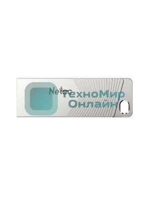 Флешка USB Netac UM1 (NT03UM1N-032G-32PN), 32Gb, USB 3.2, R/W 150/45, серебристый