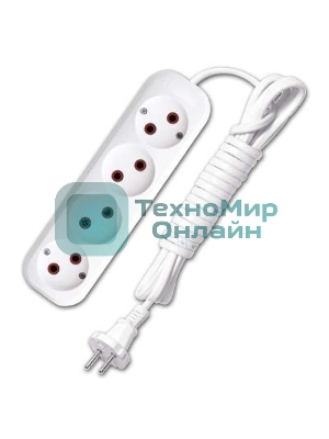 Удлинитель UNIVersal У6-766 ШВВП 2x0,75 4 гн. 3 м 9631943