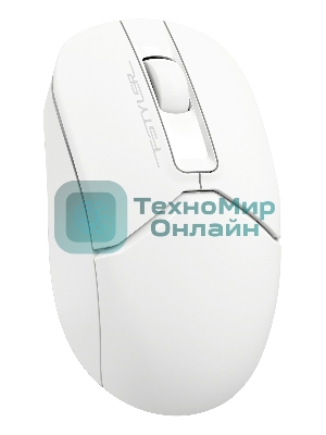 Мышь беспроводная A4Tech Fstyler FG12S белый, 1200 dpi, радиоканал, USB, кнопки - 3