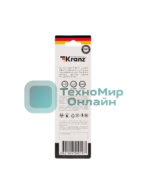 Пилка для электролобзика по дереву Kranz T144DP 100 мм 6 зубьев на дюйм 8-60 мм (2 шт./уп.)