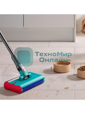 Пылесос вертикальный Dyson V15s Detect Submarine (448798-01) серый, питание от аккумулятора, 240 Вт, уборка влажная/сухая, пылесборник 0,76 л, работа от АКБ max 60 мин.