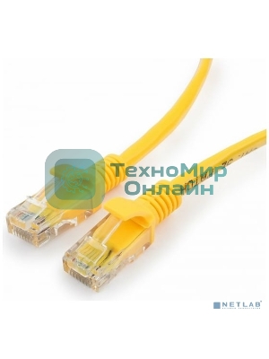 Патч-корд UTP Cablexpert cat.5e, 3м, литой, многожильный, желтый