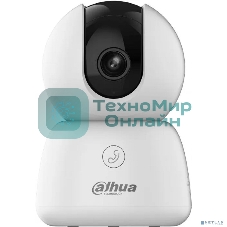 Мини-PT IP-видеокамера Dahua DH-IPC-H3BP-0360B с Wi-Fi 2.4ГГц 3Мп, 1/3.2” CMOS, объектив 3.6мм, обнаружение людей, ИК 10м, микрофон, динамик
