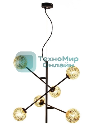 Светильник подвесной HIPER H819-0 6G96Вт BLACK/GOLD