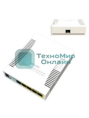 Коммутатор сетевой MikroTik RB260GSP RouterBOARD 260GSP with indoor case and power supply