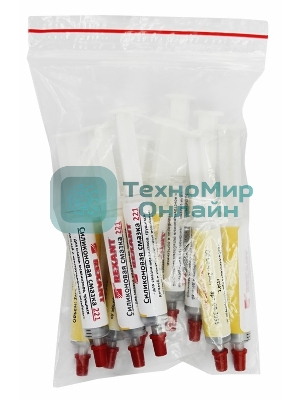 Смазка силиконовая Rexant, модель 221, до +350 ℃, 2 мл, шприц