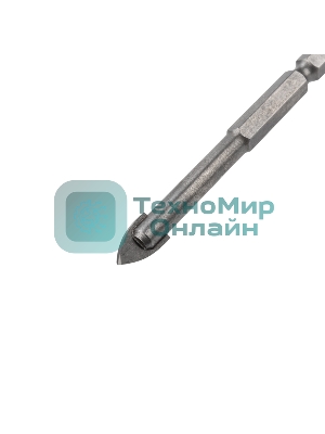 Сверло по стеклу и керамике Kranz 6 мм, шестигранный хвостовик