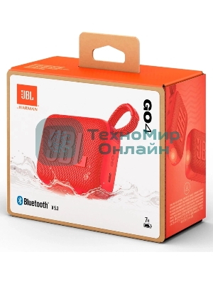 Портативная акустика JBL GO 4, красный