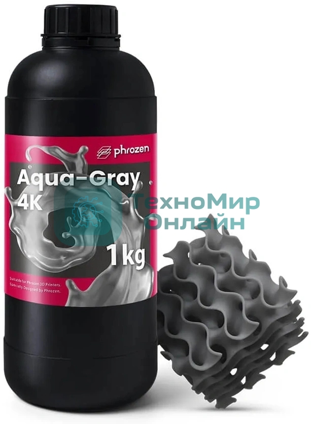 Смола 3d Phrozen AQUA 4K серый 1кг