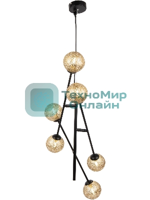 Светильник подвесной HIPER H819-0 6G96Вт BLACK/GOLD