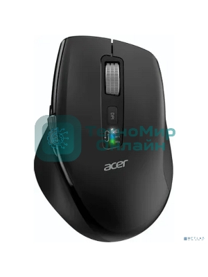 Мышь беспроводная Acer OMR406 черный, 4800 dpi, радиоканал, Bluetooth, USB, кнопки - 8
