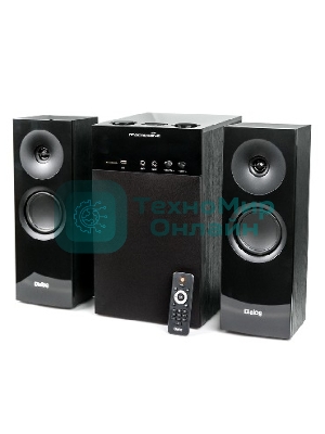 Колонки Dialog W-3000 Cherry 2.1, 60W RMS, 2 колонки+сабвуфер, дерево