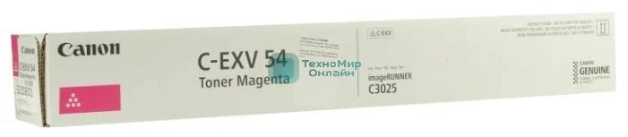 Картридж лазерный Canon C-EXV54M 1396C002 пурпурный (8 500 стр.) для Canon imageRUNNER C3226i/C3025i/C3025/C3125i