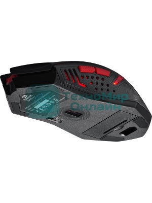 Мышь беспроводная + коврик Defender Redragon M601WL-BA черный, 2400 dpi, радиоканал, USB, кнопки - 6