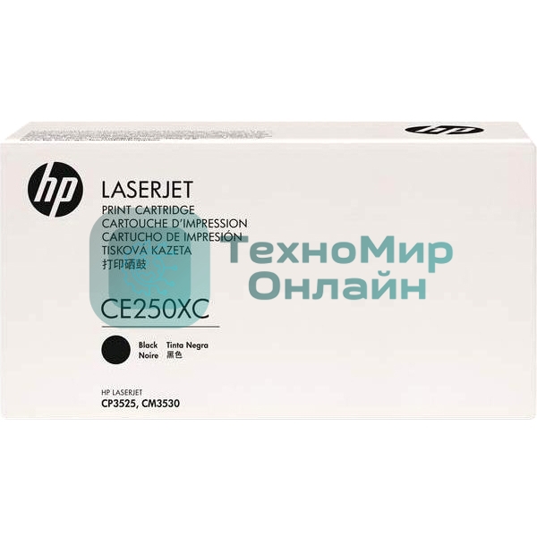 Картридж лазерный контрактный HP Color LaserJet CE260X Contract Black Print Cartridge