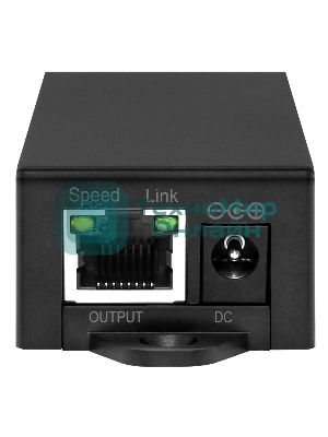 Преобразователь PoE af/at (48V) в Passive PoE (24V). Вход: коннектор RJ45 IEEE 802.3af/at/Passive PoE (37V-57V) или разъем DC 48В(2.1x5.5); Выход: Разъем RJ45 (Passive PoE 24VDC; 4,5(+); 7,8(-). Преобразователь используется для подключения 24V Passive PoE оборудования к стандартным PoE источникам. Размеры (ШхВхГ): 101 x 25 x 41 мм. Рабочая температура: -25...+60°C.
