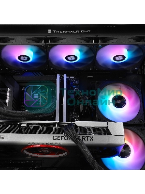 Система жидкостного охлаждения Thermalright Aqua Elite 360 V3 ARGB Soc-AM5/AM4/1151/1200/2066/1700 черный 4-pin 25.6dB Al Ret (A-ELITE-BL-360-ARGB-V3)