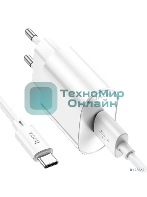 HOCO C109A/ Сетевое ЗУ/ 1 USB/ Выход: 10.5W/ White