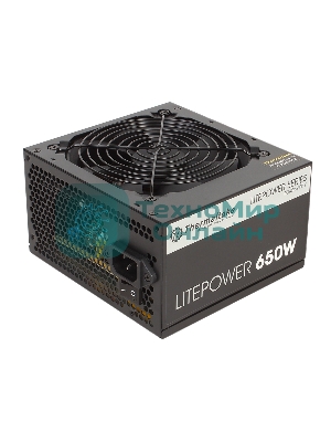 Блок питания Thermaltake Litepower (PS-LTP-0650NPCNEU-2), 650Вт, 120мм, черный