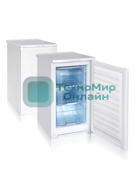 Морозильная камера Бирюса Б-112 белый, 80л, 3 ящика