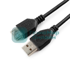Кабель Gembird PRO USB 2.0 удлинительный 4.5м AM/AF позол.конт., фер.кол., пакет