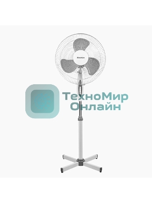Вентилятор Blackton Bt F1114 White-Gray (2в1 ч/б коробка + 1 ч/б коробка). (2в1 ч/б коробка + 1 ч/б коробка) Потребляемая мощность: 45 Вт, Тип управления: Механический, Количество скоростей: 3, Диаметр решетки: 40 см, Длина сетевого шнура: 1.45 м, Защита от поражения электротоком: Класс II