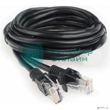 Патч-корд CCA light UTP Гарнизон PC-UTP-5e-3-BK кат.5e, 3м, литой, многожильный черный