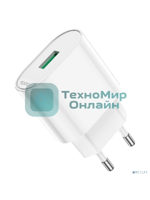 HOCO C109A/ Сетевое ЗУ/ 1 USB/ Выход: 10.5W/ White