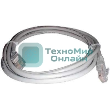 Патч-корд UTP Cablexpert cat.5e, 10м, литой, многожильный серый