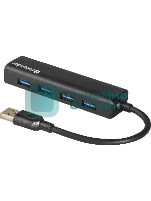 Концентратор USB Defender Quadro Express USB3.0, 4 порта