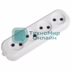 Колодка 4 гнезда без заземления Rexant