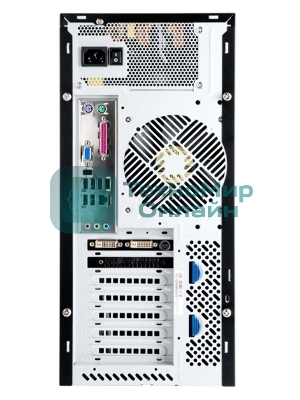 Компьютерный корпус Midi Tower InWin PE689 Black 600W IP-S600BQ3-3 USB3.0*2+A(HD)+front fan 120mm*1+rear fan 120mm*1+ 2*2SATA+1*1SATA+Intrusion Switch/ holes for SL20” RACKMOUNT