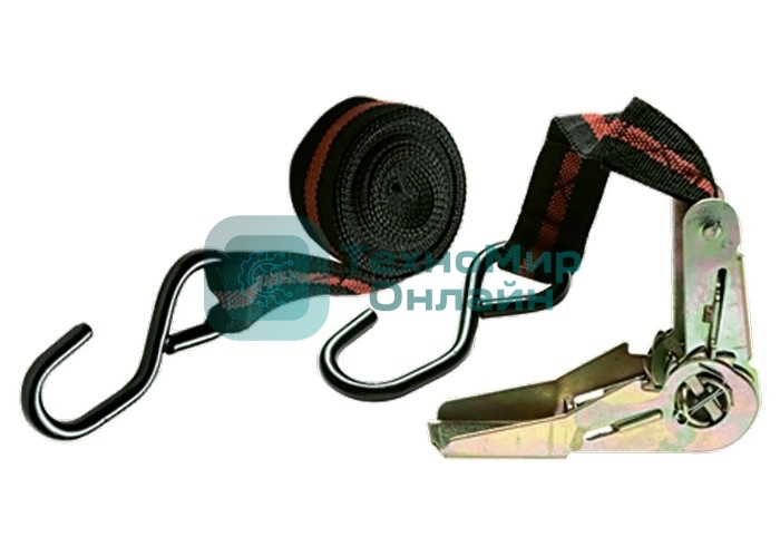 Ремень багажный с крюками, SPARTA 5 м, храповой механизм Automatic 543385