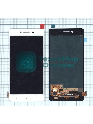 Дисплей для OPPO R7 белый