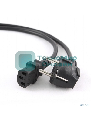 Кабель Gembird Power 250V 10A EUR, VDE питания сетевой, Евровилка, заземление, 5m (PC-186-VDE-5M)