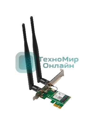Сетевой адаптер Tenda E30 беспроводной двухдиапазонный PCI-e адаптер Wi-Fi 6 AX3000 c Bluetooth 5.0