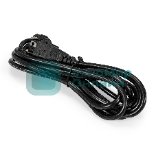 Кабель питания ExeGate Special PC-3S (Евровилка угловая Schuko->C13, 3*1.0мм2, CCA, черный, 3 м)