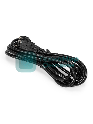 Кабель питания ExeGate Special PC-3S (Евровилка угловая Schuko->C13, 3*1.0мм2, CCA, черный, 3 м)